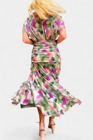 Vestido largo floral | Alondra