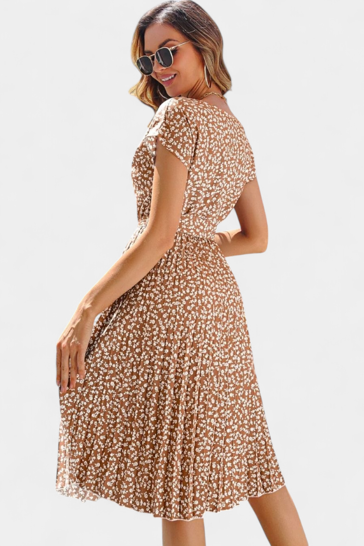 Vestido midi floral | Galilea