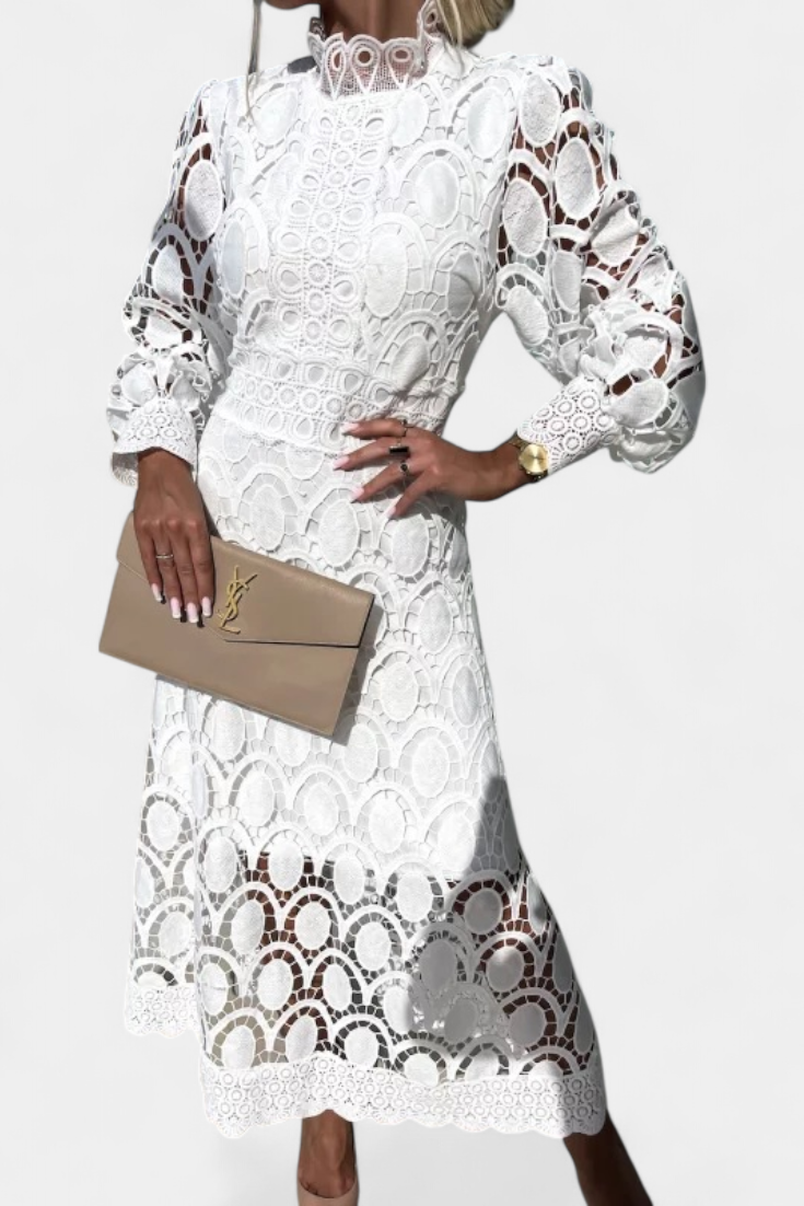 Vestido Midi de Encaje | Lucinda