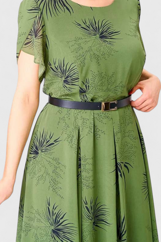 Vestido midi de gasa | Lupita