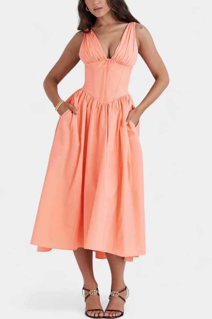 Vestido midi floral | Margie