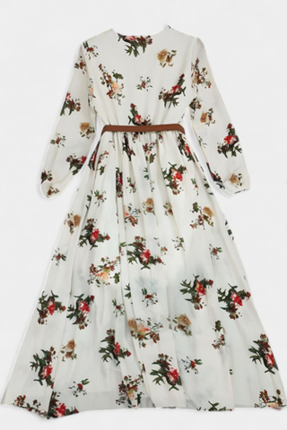 Vestido largo floral | Amanda