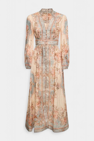 Vestido largo floral | Dorotila