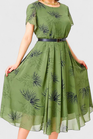 Vestido midi de gasa | Lupita