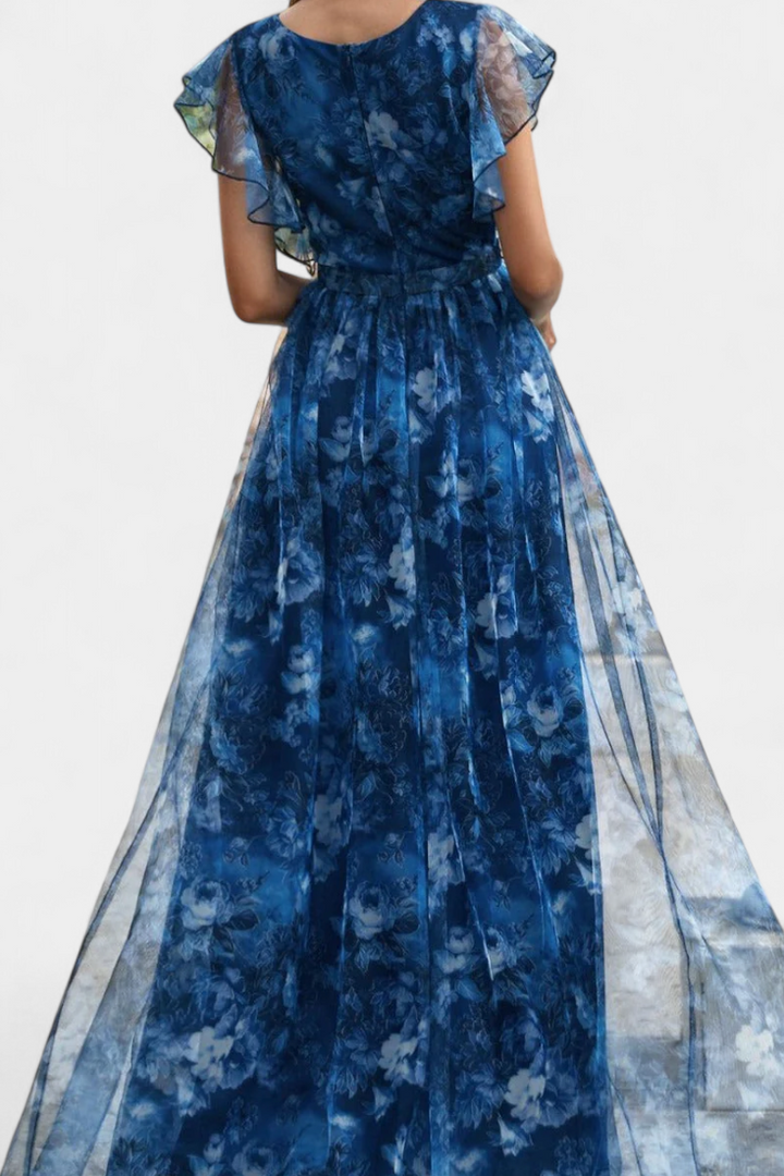 Vestido largo floral | Mariana