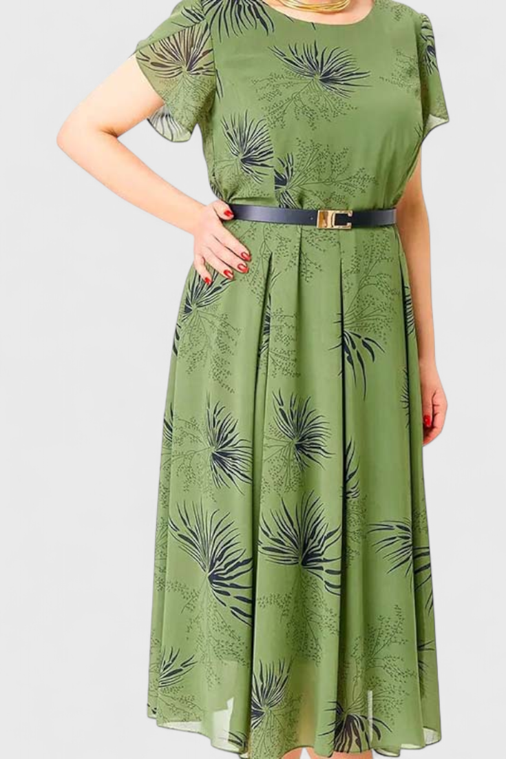 Vestido midi de gasa | Lupita