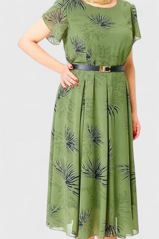 Vestido midi de gasa | Lupita