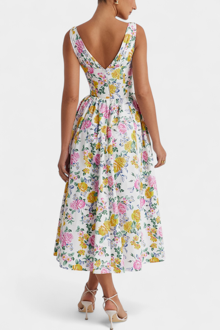 Vestido midi floral | Margie