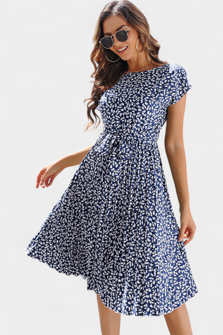 Vestido midi floral | Galilea