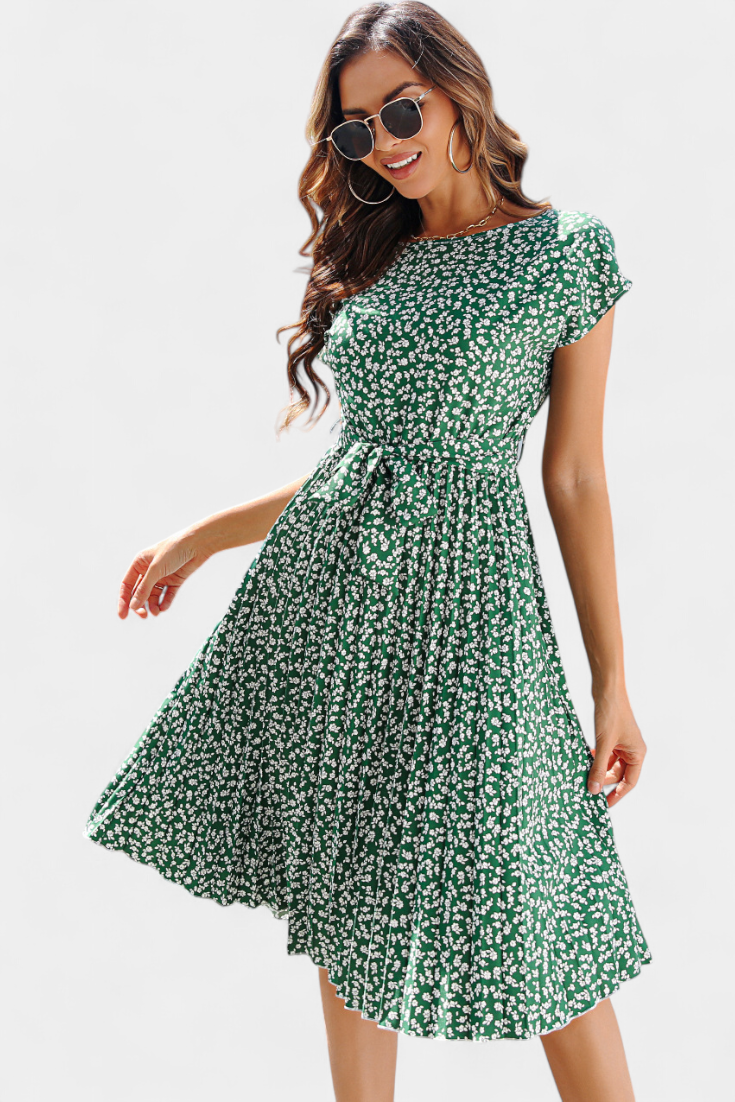 Vestido midi floral | Galilea