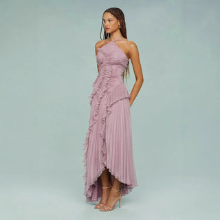 Olivia™ | Vestido largo con volantes