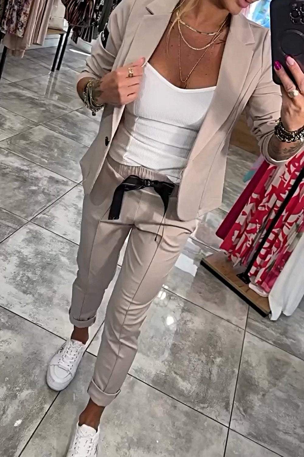 Conjunto de dos piezas para mujer