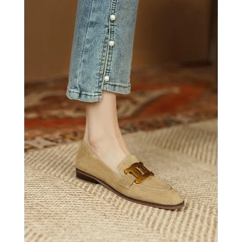 Ladies’ Horsebit Suede Loafers