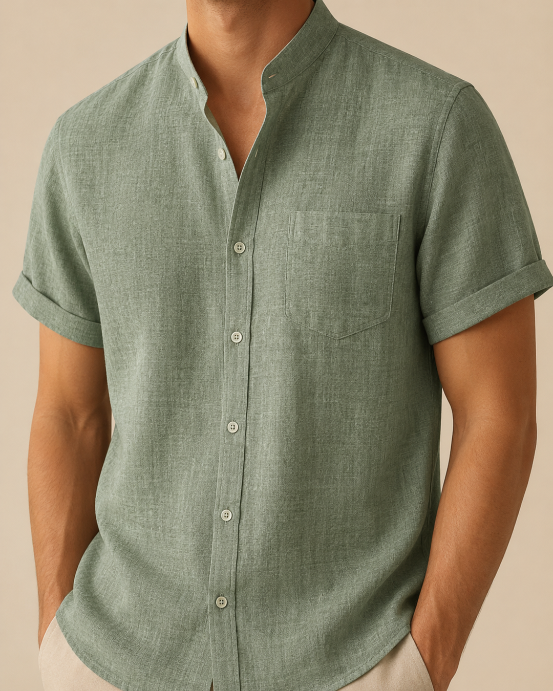 Camisa de Cuello Abierto | Amalfi