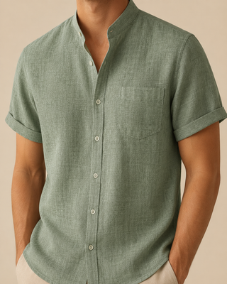 Camisa de Cuello Abierto | Amalfi