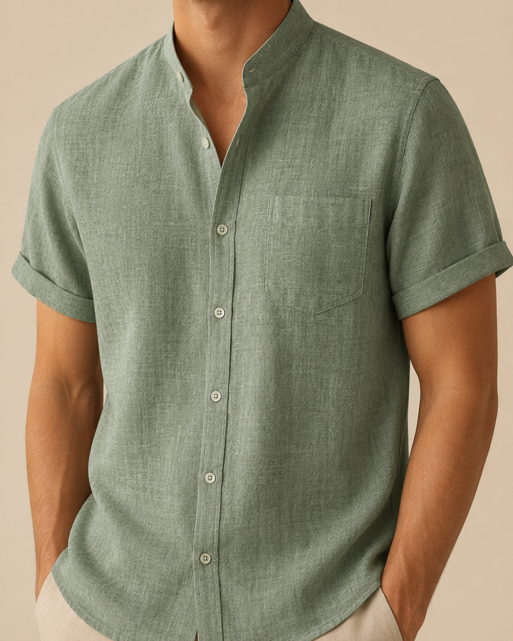 Camisa de Cuello Abierto | Amalfi