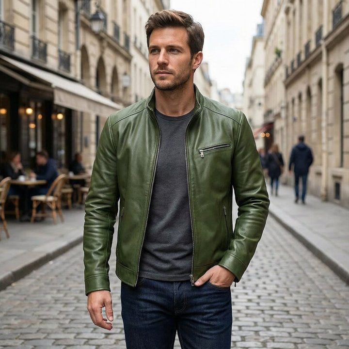Chaqueta de cuero