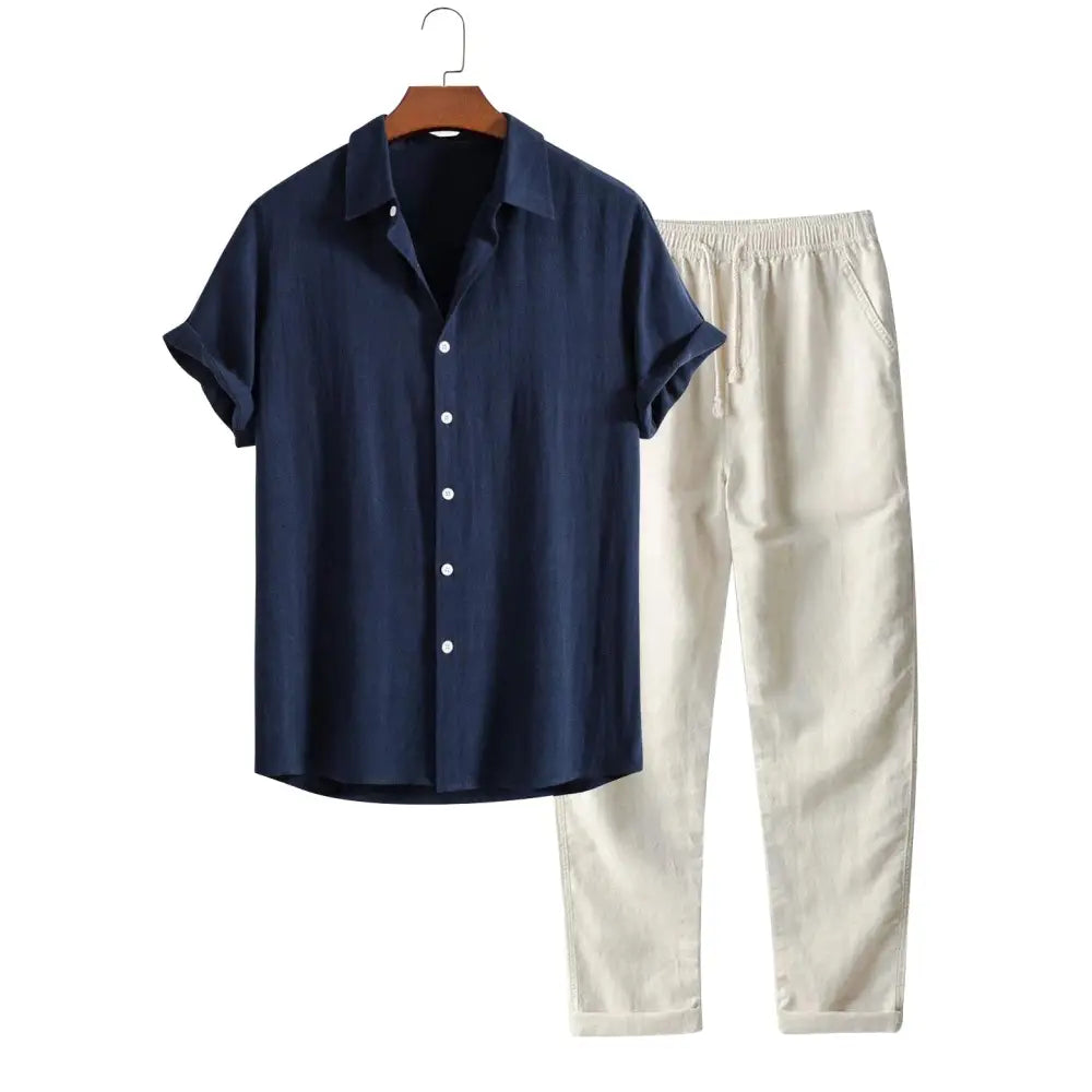 Conjunto de Lino Azul Marino | Portofino