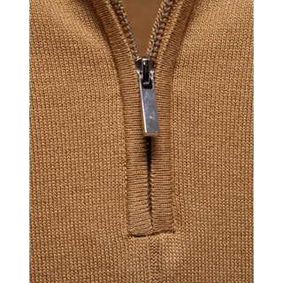 Old Money Zip Polo Shirt
