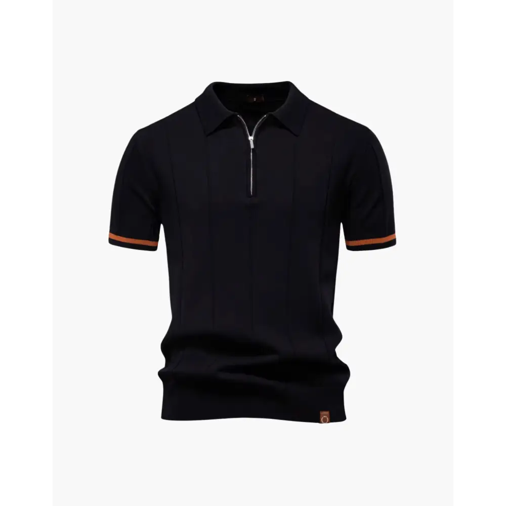 Old Money Zip Polo Shirt