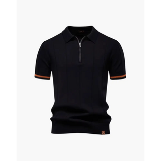 Old Money Zip Polo Shirt