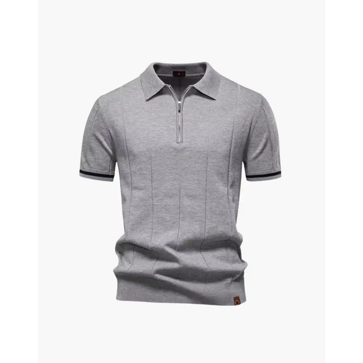 Old Money Zip Polo Shirt