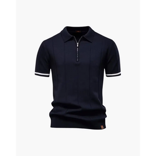 Old Money Zip Polo Shirt