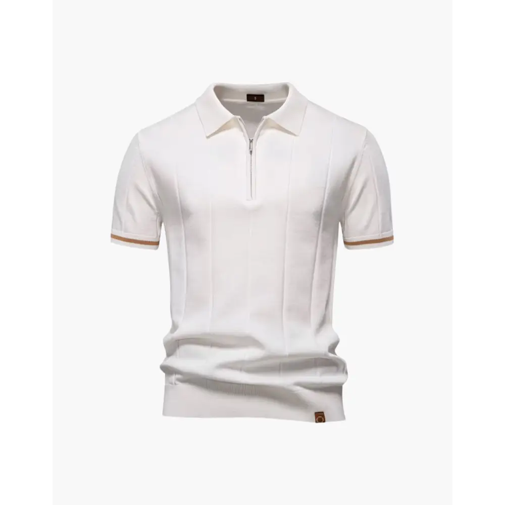 Old Money Zip Polo Shirt