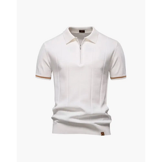 Old Money Zip Polo Shirt