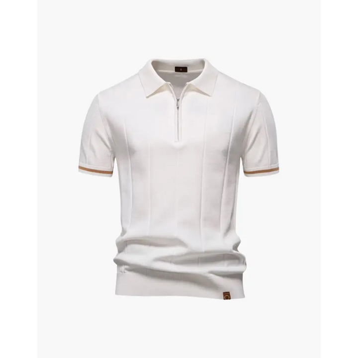 Old Money Zip Polo Shirt