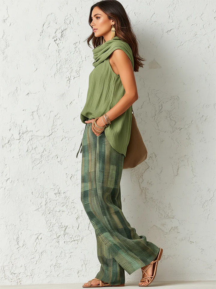 Conjunto de pantalón ancho | Adriana