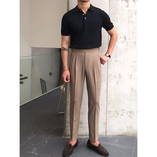 Refined Knit Polo Shirt
