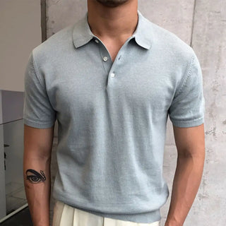 Refined Knit Polo Shirt