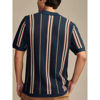 Camisa de Punto a Rayas | Retro