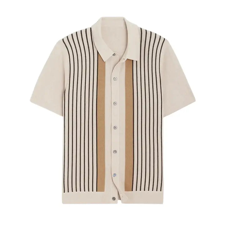 Camisa de Punto Rayada | Riviera