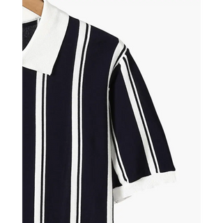 Polo Half-Zip a Rayas | Modena