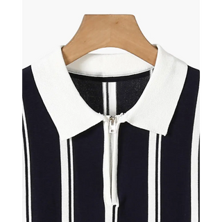 Polo Half-Zip a Rayas | Modena