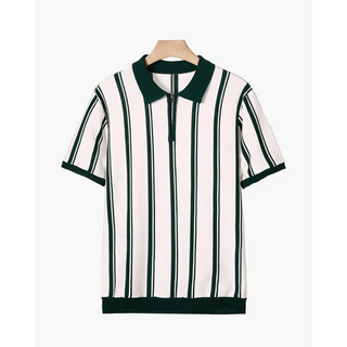 Polo Half-Zip a Rayas | Modena