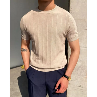 Camiseta de Punto Acanalada | Milano