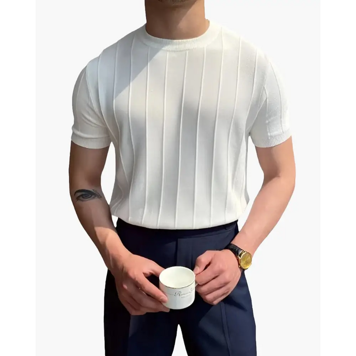 Camiseta de Punto Acanalada | Milano