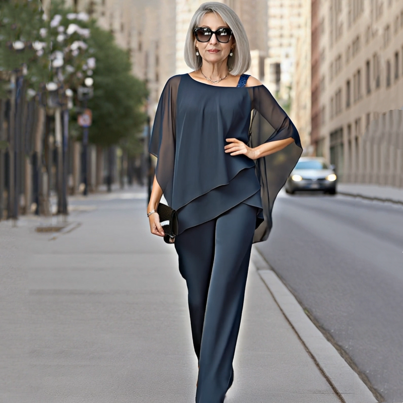 Conjunto de pantalón ancho | Manuela