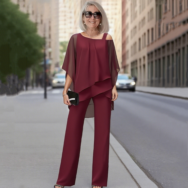 Conjunto de pantalón ancho | Manuela