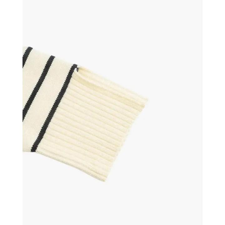 Jersey de Media Cremallera a Rayas | Belgravia