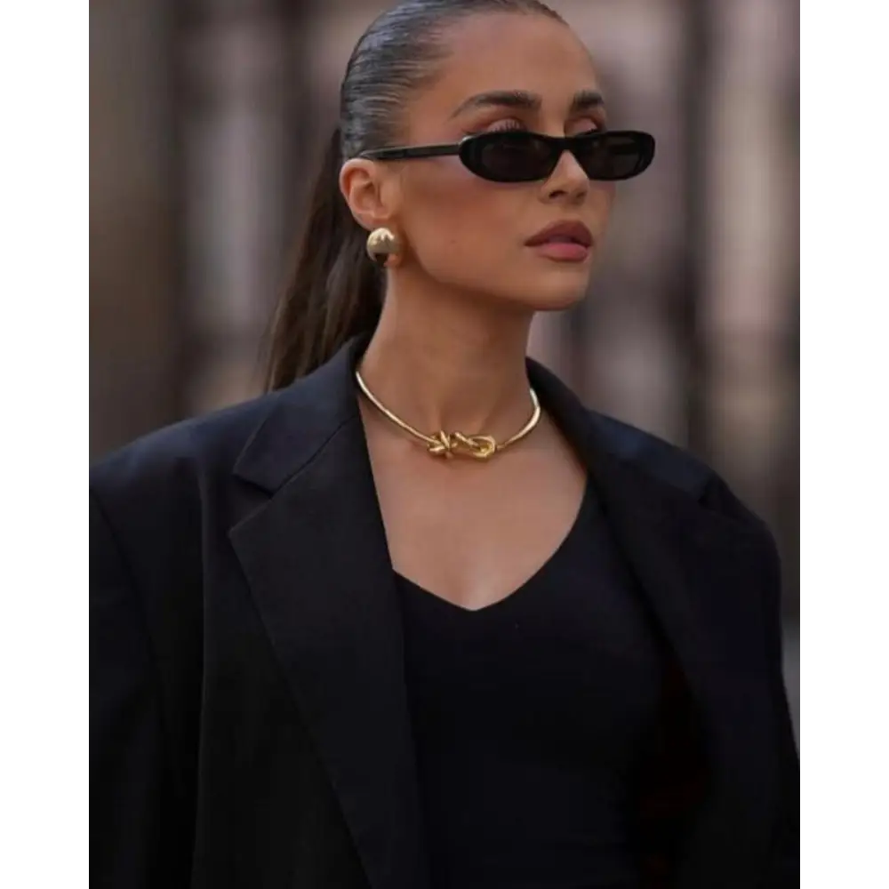 The Oval Frame Sunglasses