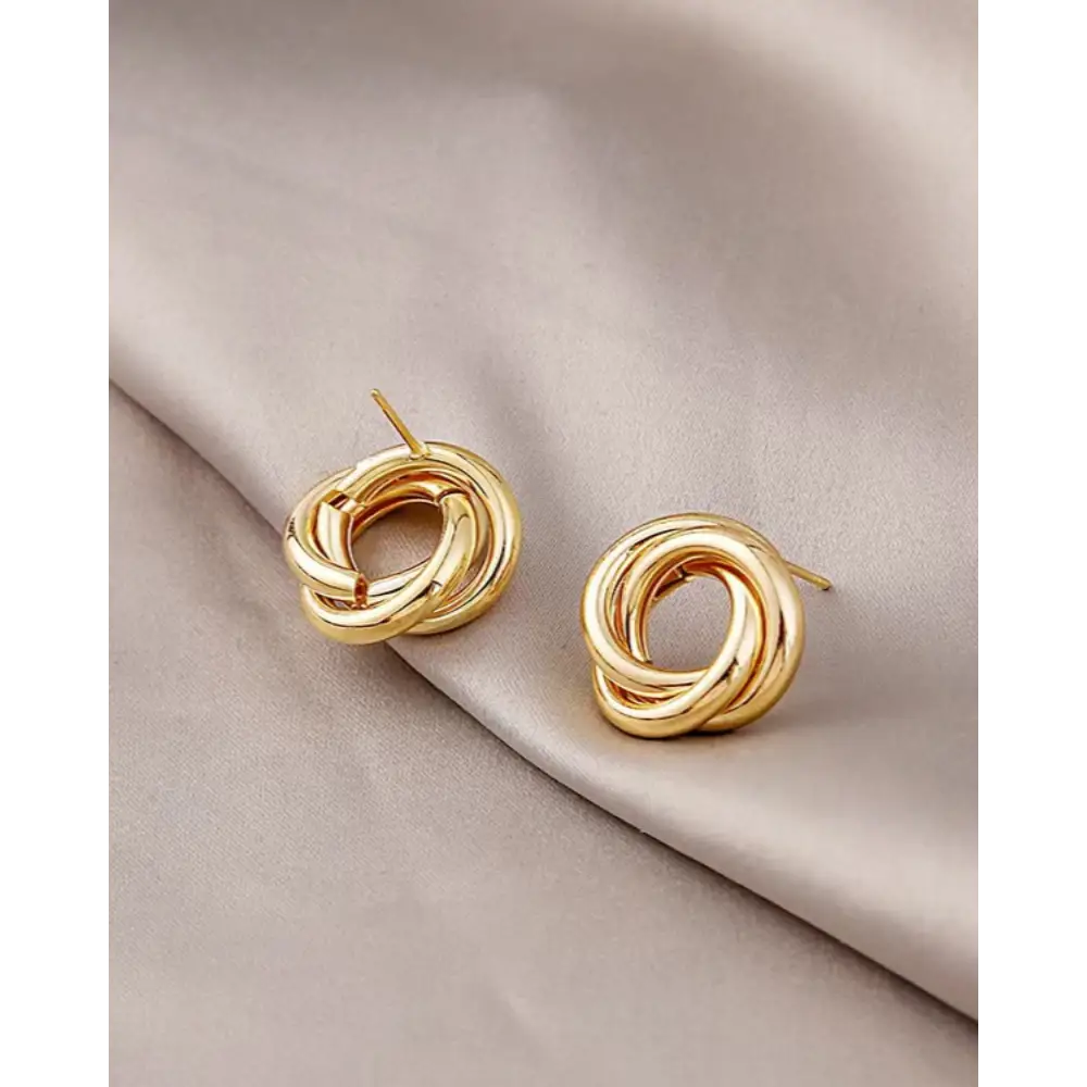 Pendientes Nudo Dorado | Aurelia