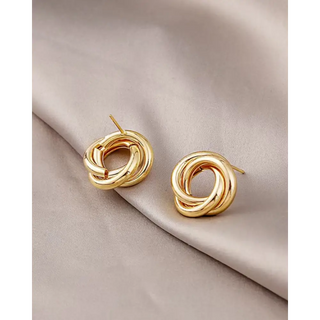 Pendientes Nudo Dorado | Aurelia