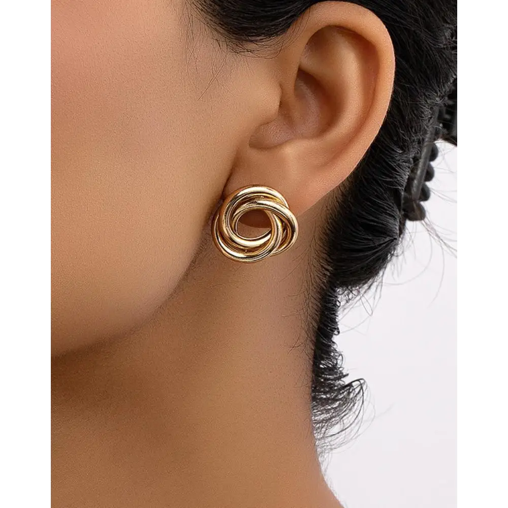 Pendientes Nudo Dorado | Aurelia