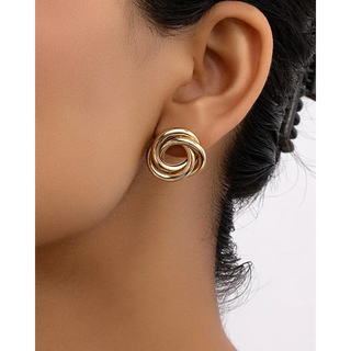Pendientes Nudo Dorado | Aurelia